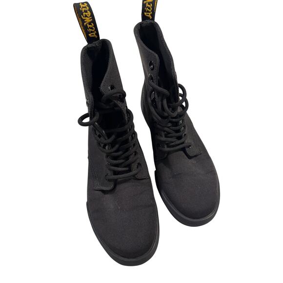 Doc Martin Junior Sheridan Canvas Casual Boots in Black Size 3 - Picture 9 of 10